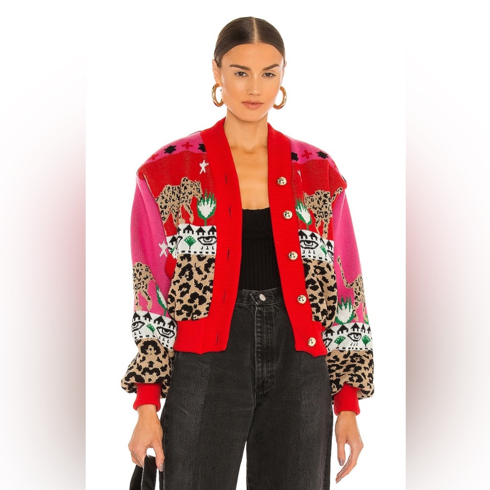 Hayley Menzies Bomber jacket in leopardess pink 🐆